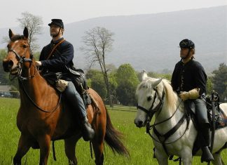 Droop Mountain Mounted Cavalry On Patrol