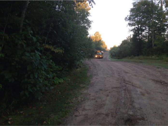 Early Morning School Bus Stop Scare 2