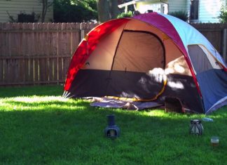 Lady Knocking At The Tent